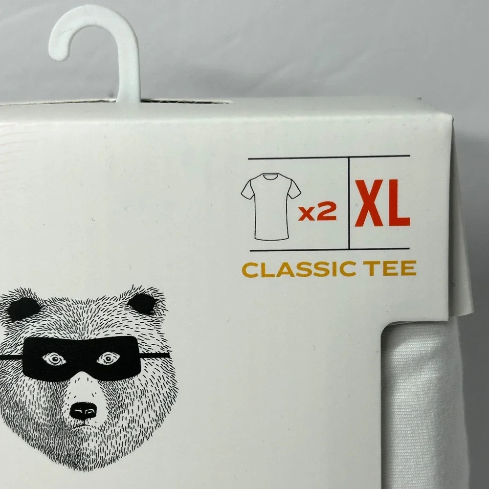 Pair of‎ Thieves Supersoft Classic Tee 2 Pack White XL Men's T-Shirt